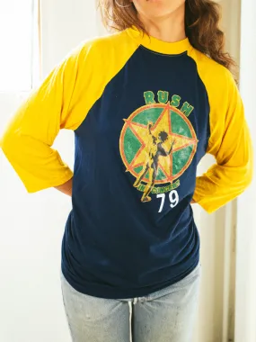 1979 Rush Glitter Graphic Concert Tee