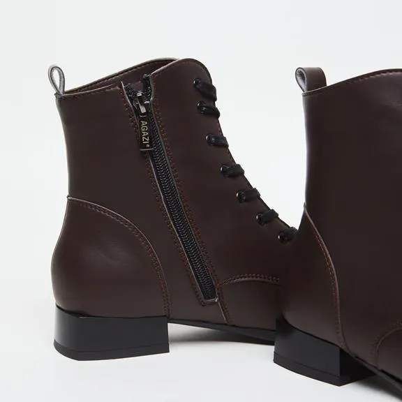 AGAZI Boots Lui Chocolate Brown