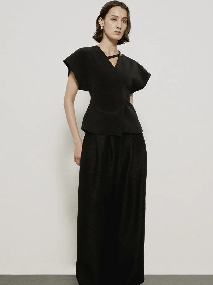 Asymmetry Nichi Flare Classy Blouse