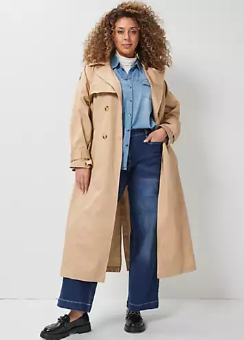 bonprix Longline Trench Coat