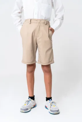 Boys Chino Shorts - Beige