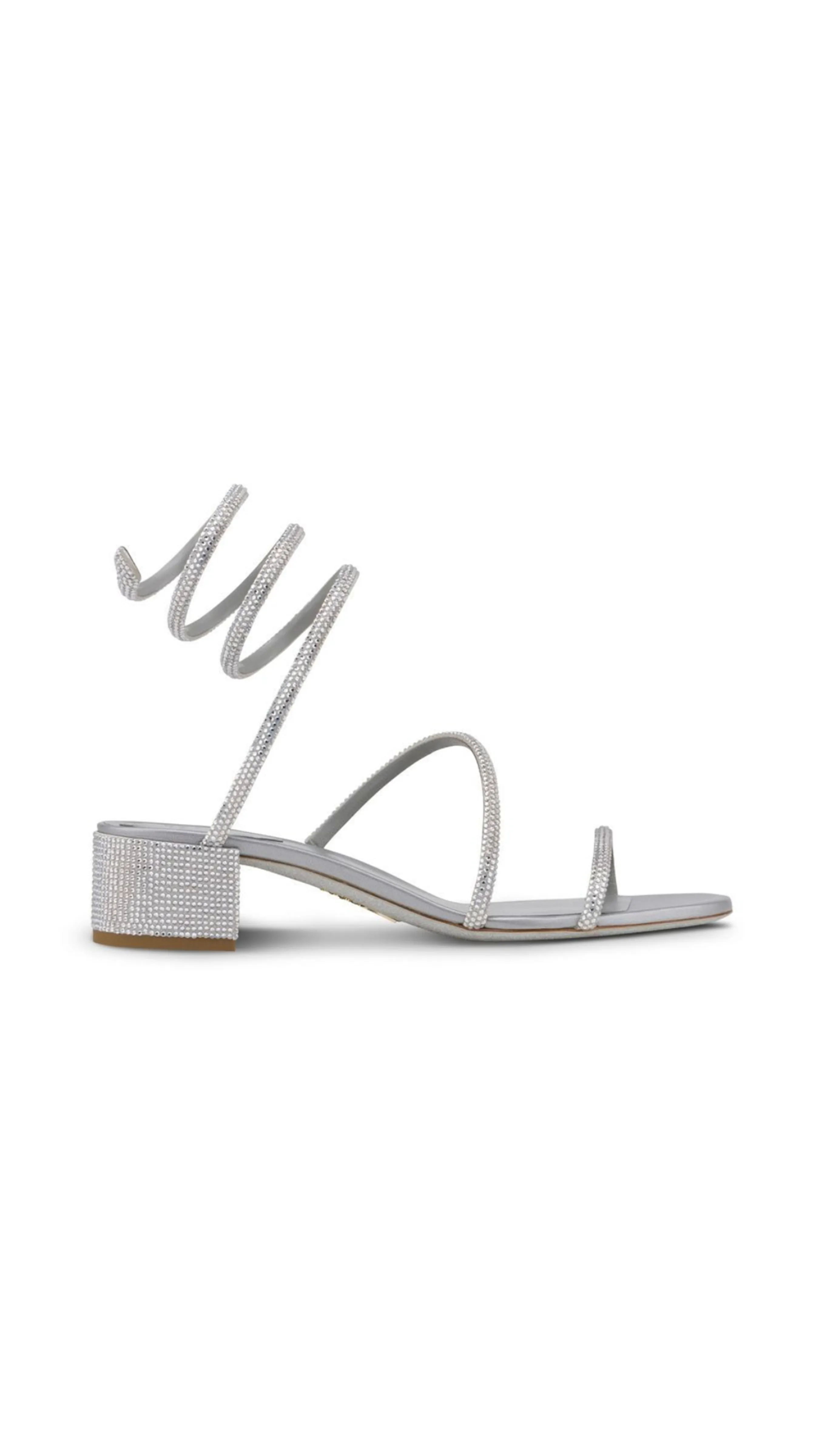 Cleo Crystal Sandals 35 - Grey
