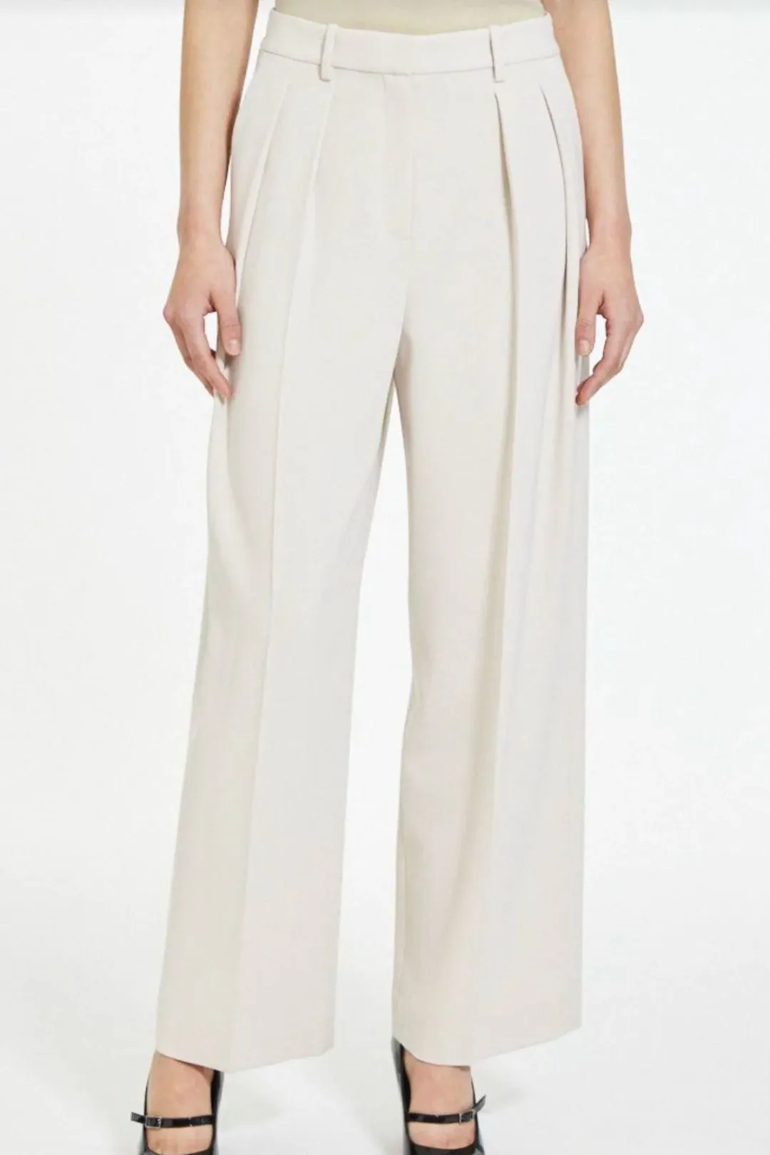 Double Pleat Pant in Admiral Crepe