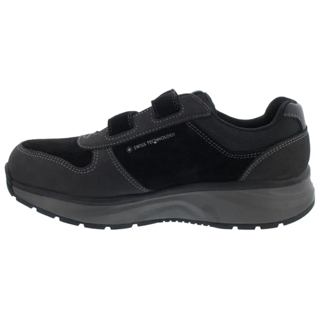 Dynamo Velcro Suede Leather Men's Low Top Sneakers