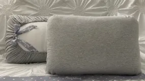 FACESECRET COTTON SLIP-OVER PILLOWCASE - GRAY