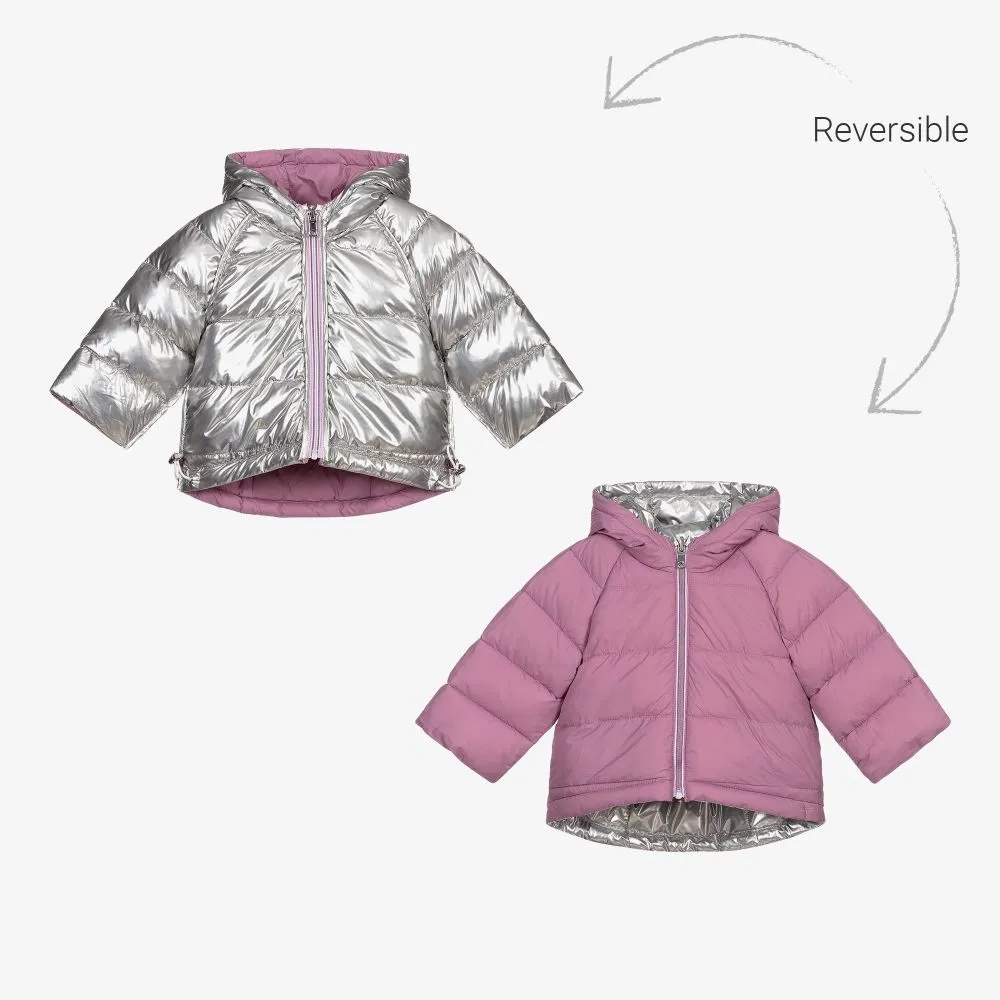 Girls Reversible Puffer Coat