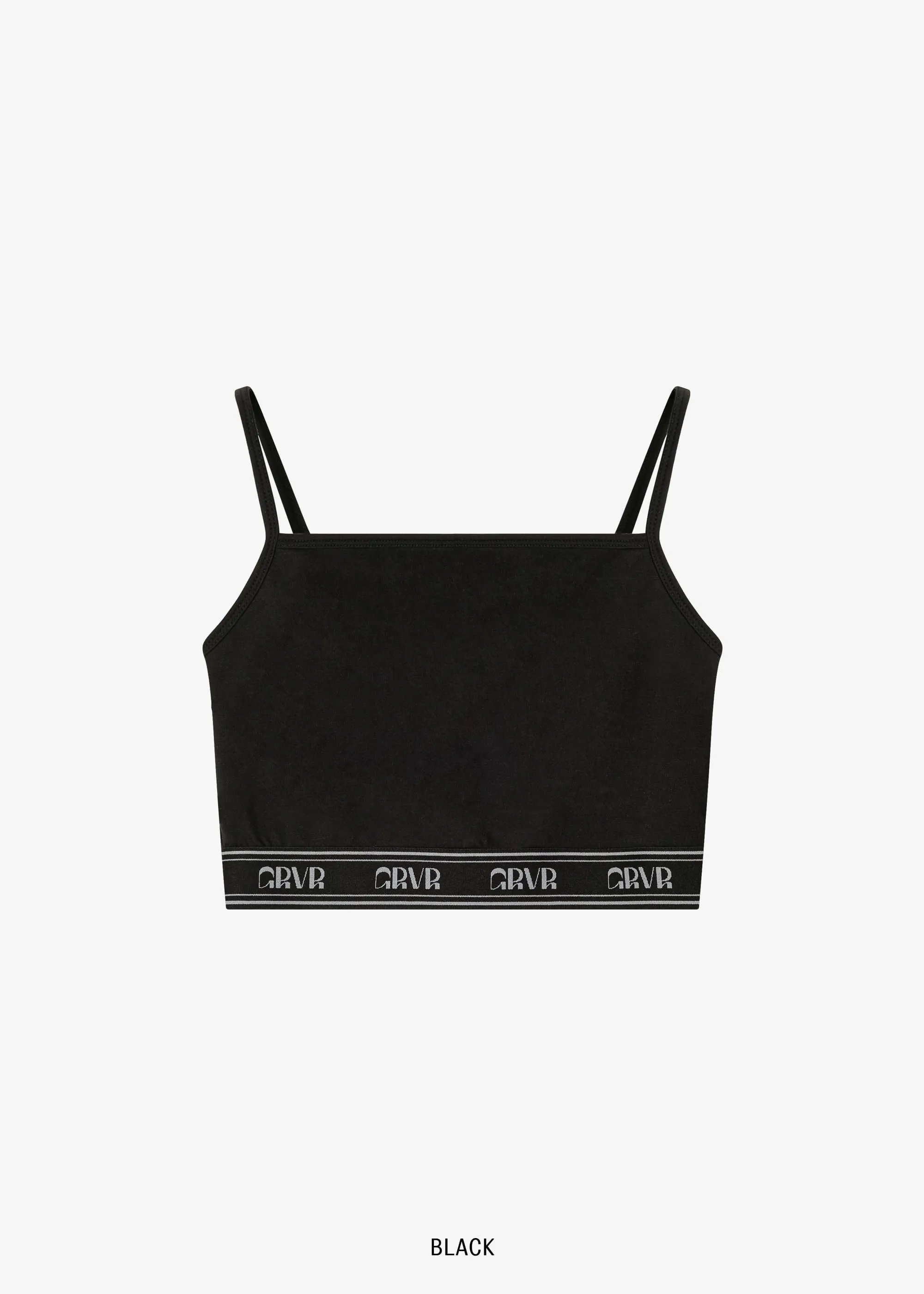 GROVE  |Sleeveless Street Style Plain Logo Cropped Tops