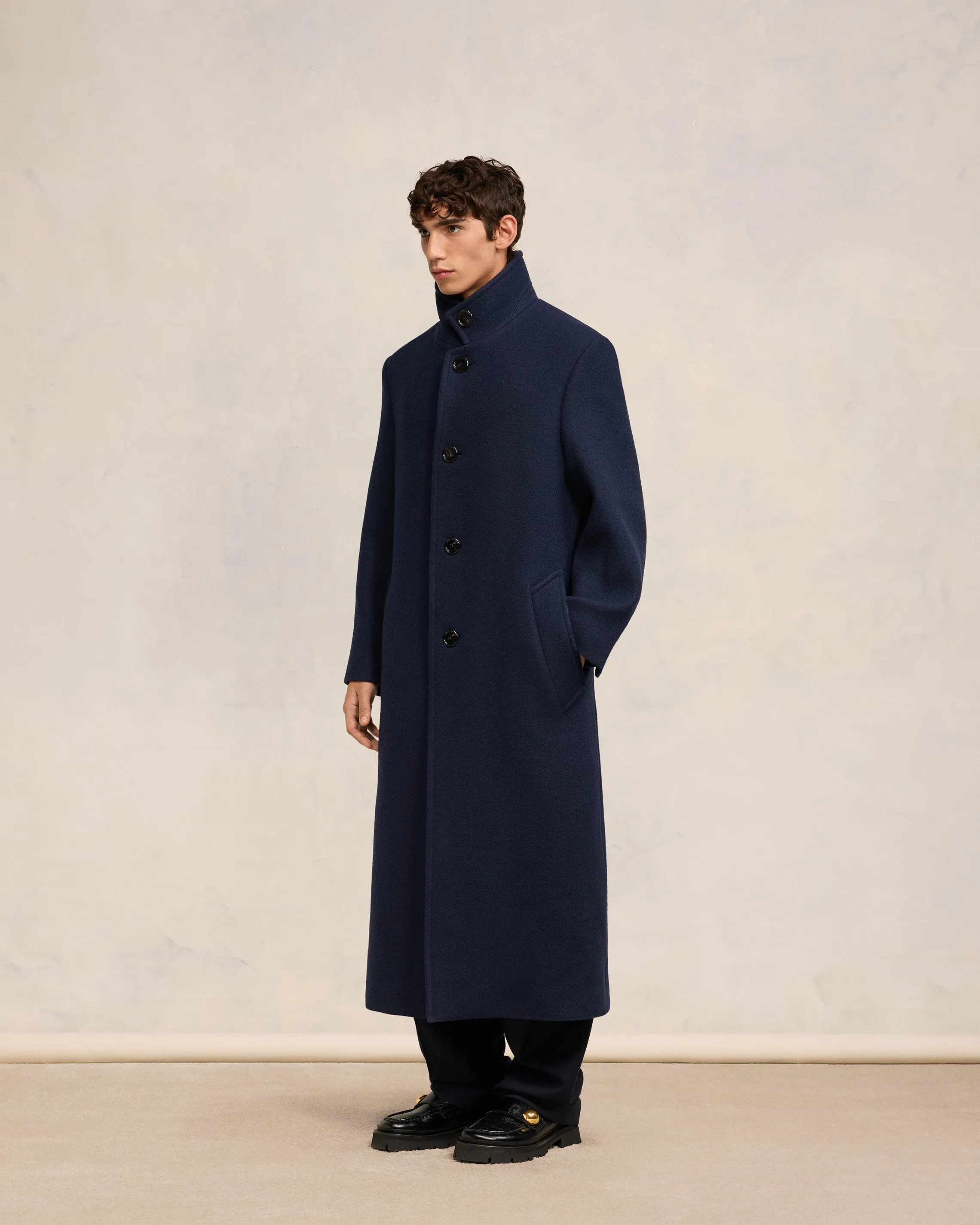 High Collar Coat