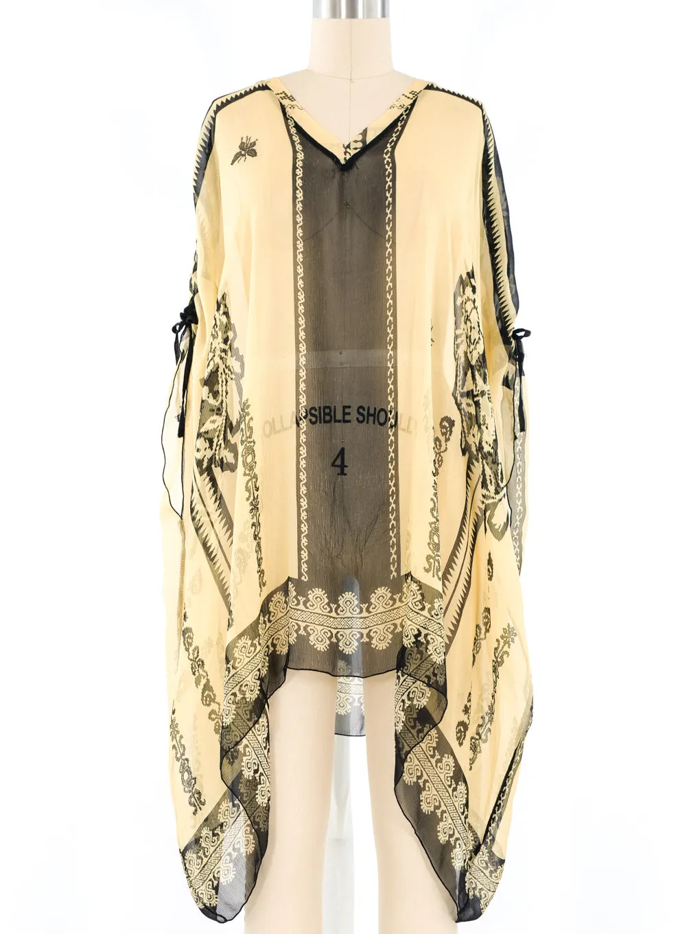 Jean Paul Gaultier Silk Chiffon Top