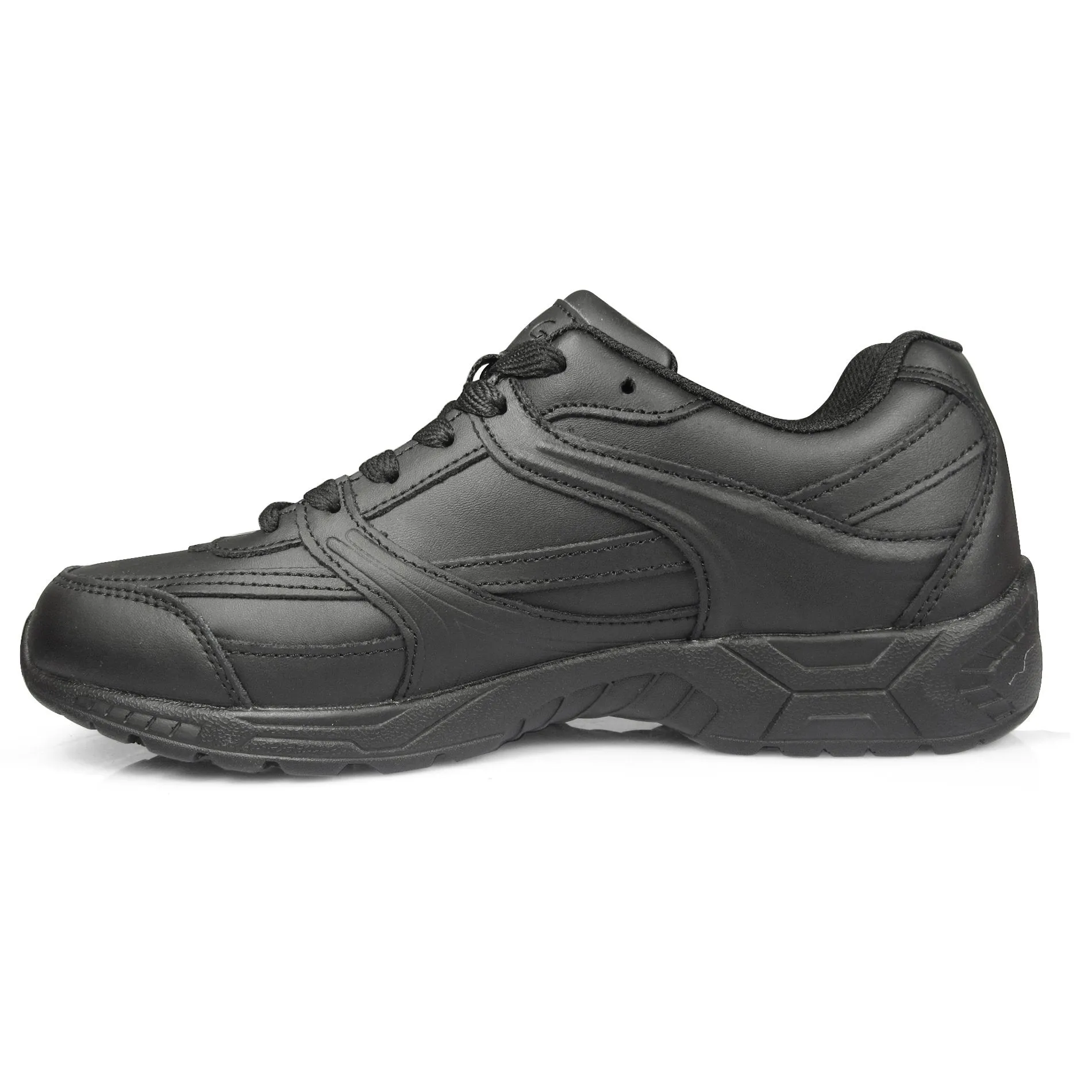 Jogger Slip Resistant Soft Toe::Black