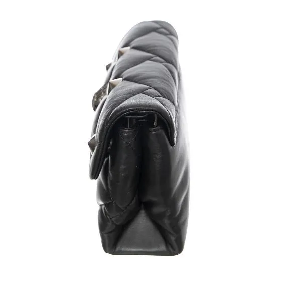 KURT GEIGER Kensington Soft Md Black Leather Corssbody Bag