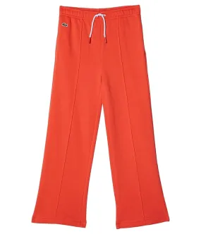 Lacoste Kids Wide Leg Track Pants Adjustable Waist (Toddler/Little Kids/Big Kids)