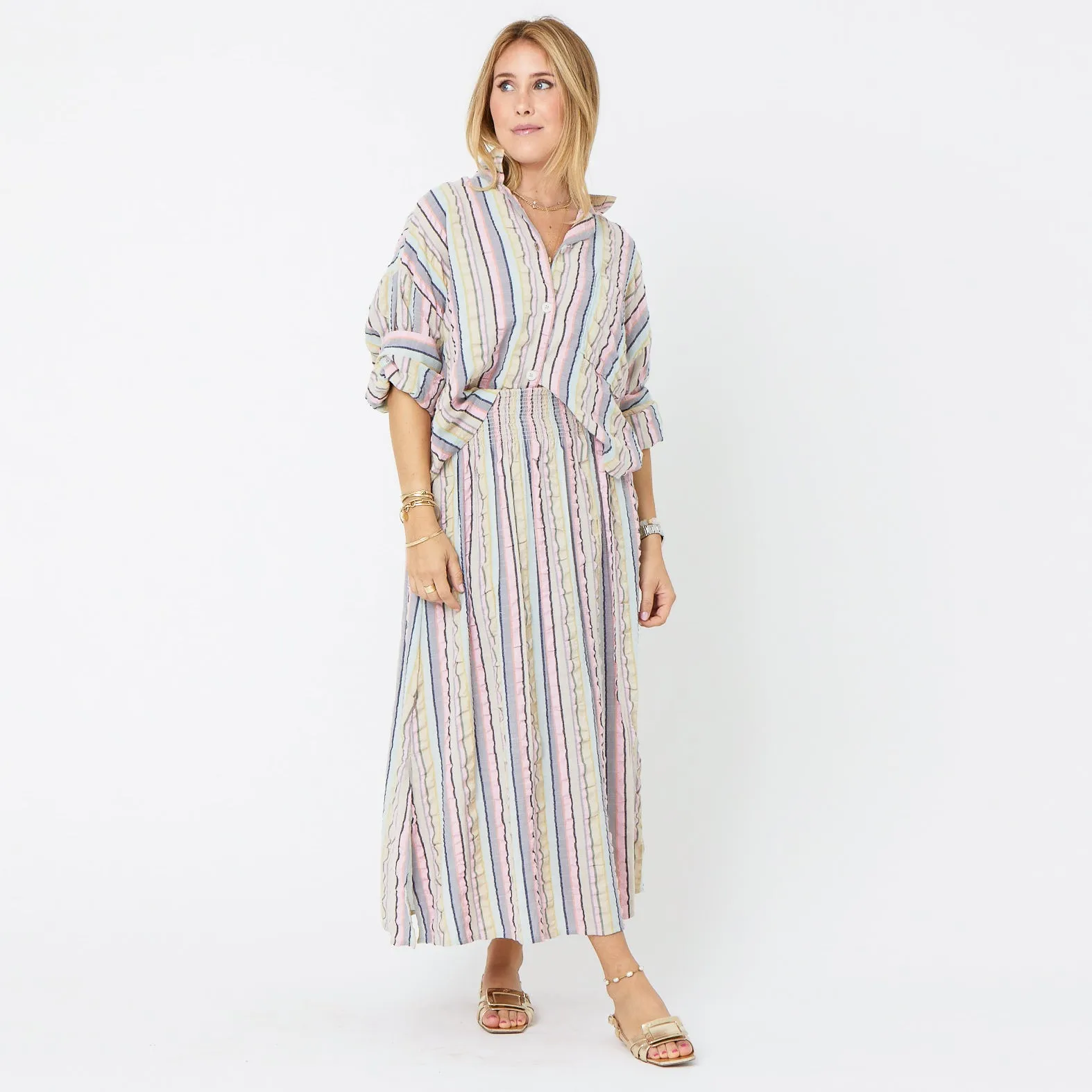 Martin Stripe Skirt