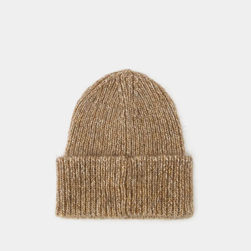 Merino Blend Beanie - Toteme - Wool - Beige