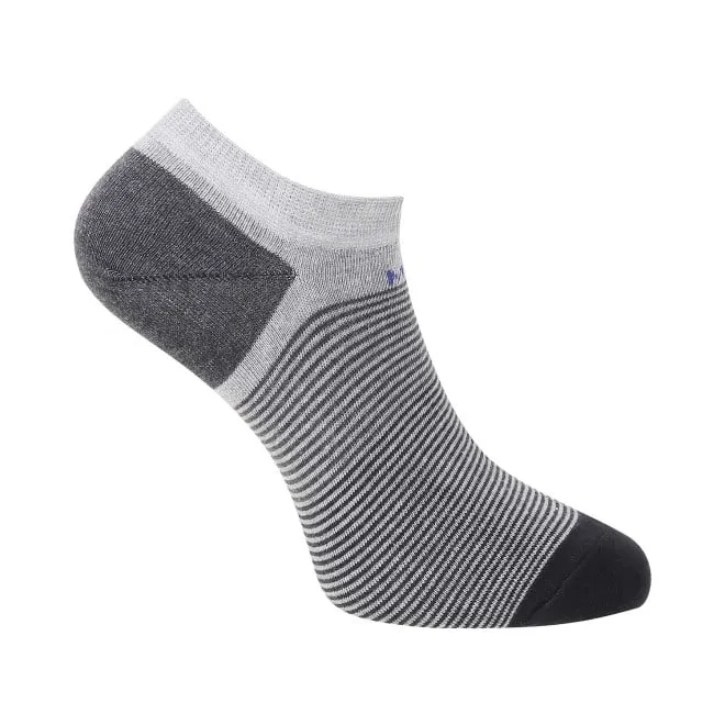 Mochi Men Grey Socks Ankle Length