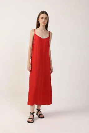 Neu Nomads Slip Dress Gitta Red