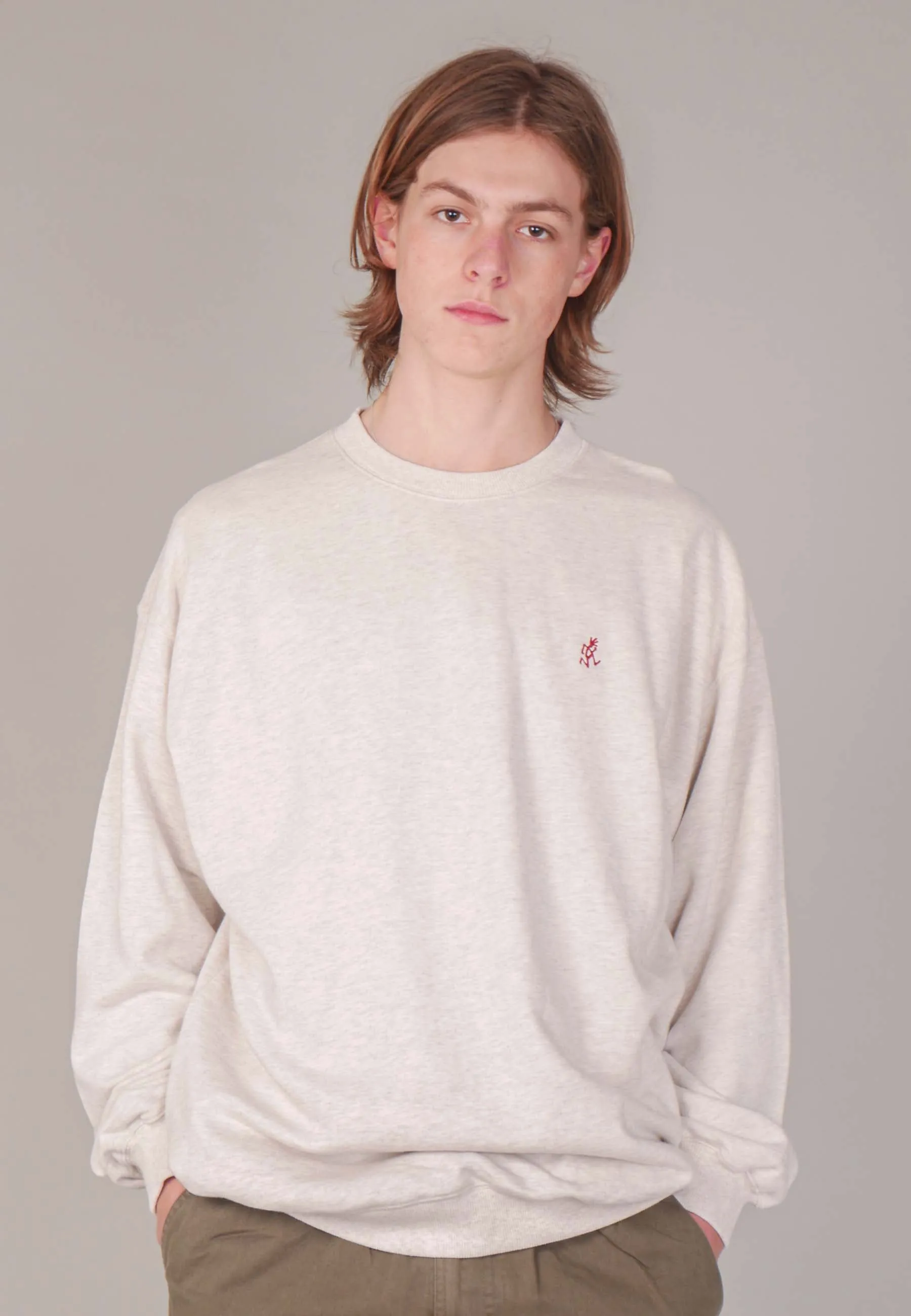 One Point Sweatshirt - oatmeal
