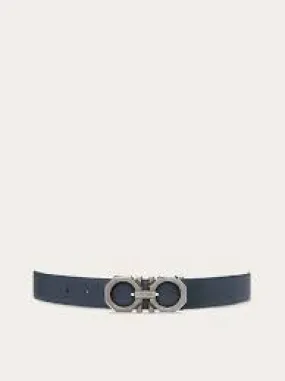 Reversible and adjustable Gancini belt