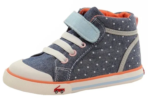 See Kai Run Toddler Girl's Peyton Fashion Canvas High-Top Sneakers Shoes