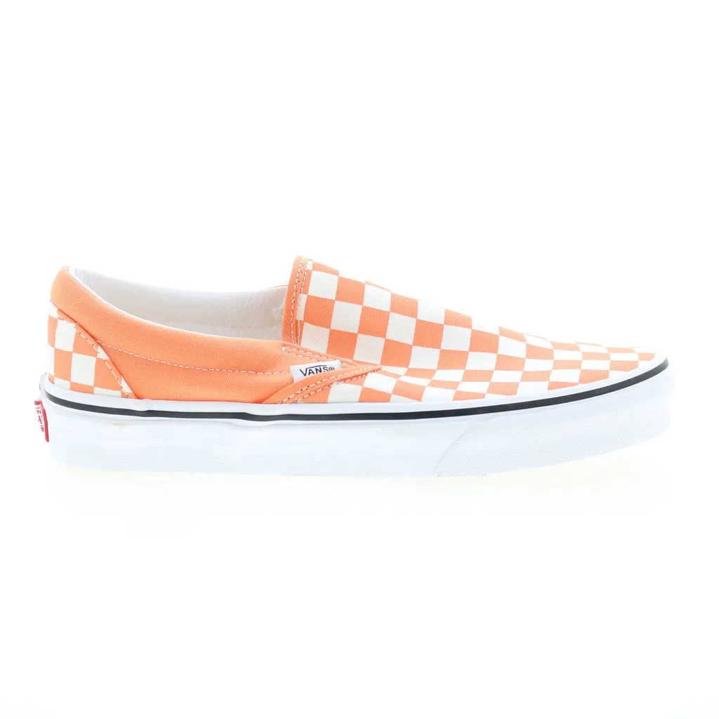Vans Classic Slip-On VN0A33TB9HL Mens Orange Canvas Lifestyle Sneakers Shoes