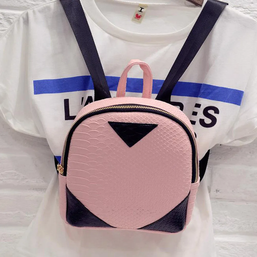 Women backpack Serpentine Leather Shoulder Bag School Backpack for girls Travel backpacks Satchel Schoolbags Mochila