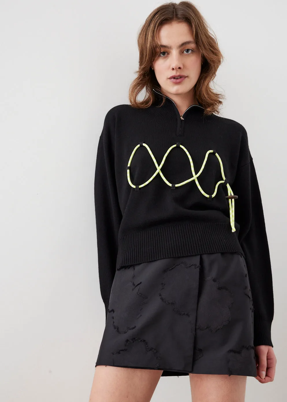 Wynn Hamlyn -  Argyle Bungee Sweater - Sweater